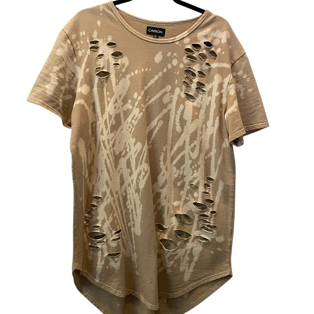 Carbon Distressed Tee